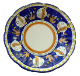 01380 Italian Ceramic Dessert Plate pesce-blu-739-997